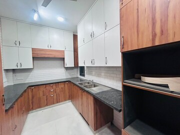 Kitchen in 3 BHK Builder Floor at Ansal Sushant Lok I, Sector 43 – for Rent