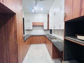 Kitchen in 3 BHK Builder Floor at Ansal Sushant Lok I, Sector 43 – for Rent