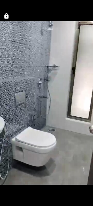 Bathroom in 2 BHK Apartment at Rajesh Raj Infinia, Malad West – for Rent