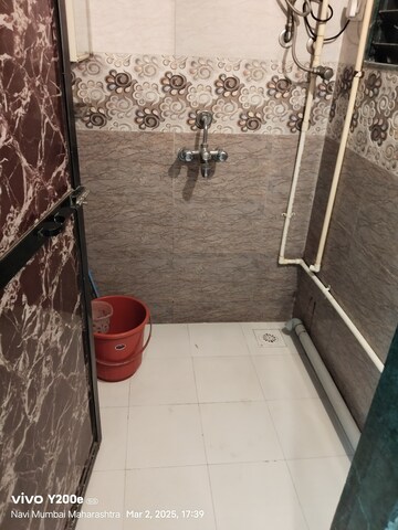 Bathroom in 1 BHK Apartment at Ghansoli – for Rent