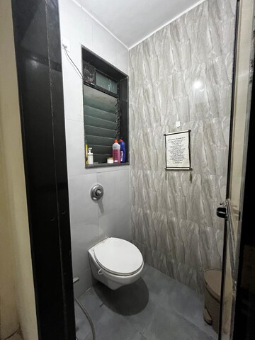 Bathroom in 1 BHK Apartment at Sanghvi Evana, Worli – for Rent