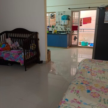 Living Room in 3 BHK Apartment at Ushodaya Trinity, Bellandur – for Rent
