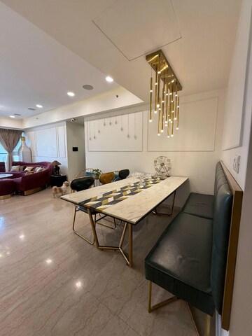 Living Room in 3 BHK Apartment at Lodha The Park, Worli – for Rent