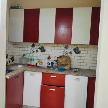 Kitchen in 1 BHK Builder Floor at Paryavaran Complex – for Rent