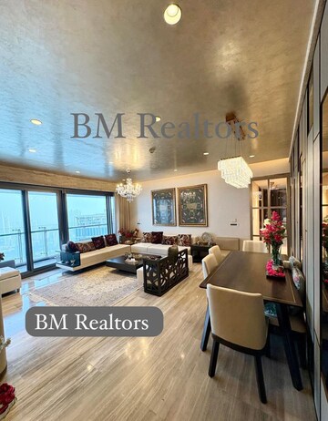 Master Bedroom in 4 BHK Apartment at Lodha Trump Tower, Worli – for Rent