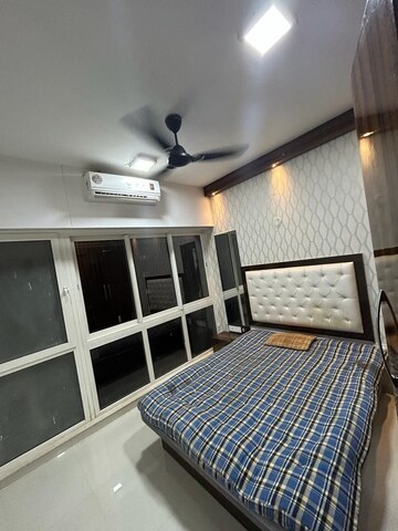Bedroom in 2 BHK Apartment at Omkar Ananta, Goregaon East – for Rent