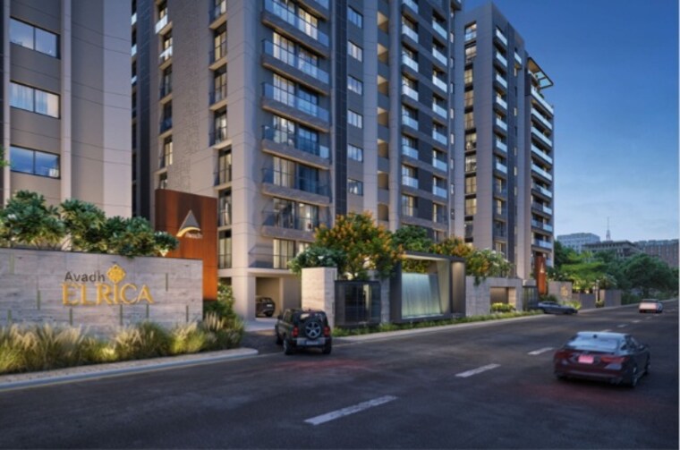 Exterior View, vip road vesu 4 Bedroom 4100 Sq.Ft. Builder Floor In Vip Road Vesu Surat 8290856