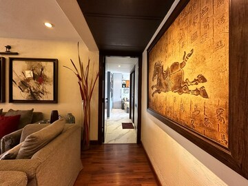 Building Lobby in 3.5 BHK Apartment at Runwal Elegante, Andheri West – for Sale