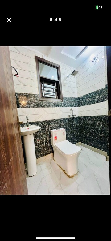 Bathroom in 2 BHK Builder Floor at Paschim Vihar – for Rent