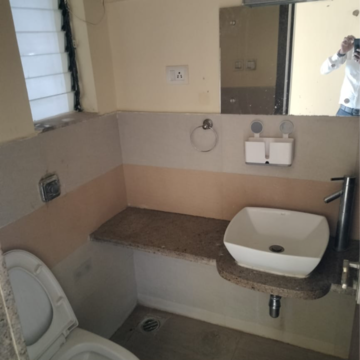Bathroom in 1 BHK Apartment at Riddhi Gardens CHS, Riddhi Gardens – for Rent