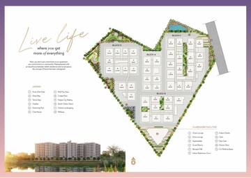 Master Plan in 3 BHK Apartment at Magna Solitaire, Peerancheruv  – for Sale
