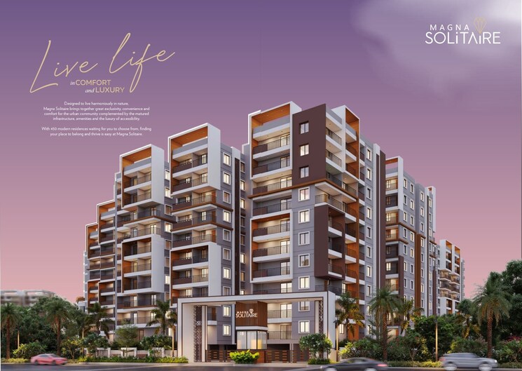 Exterior View, magna-solitaire 3 Bedroom 2050 Sq.Ft. Apartment In Peeranchuruvu Hyderabad 8291229
