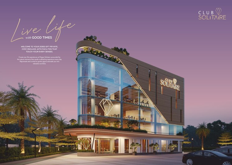 Exterior View, magna-solitaire 3 Bedroom 2050 Sq.Ft. Apartment In Peeranchuruvu Hyderabad 8291229