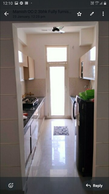 Kitchen in 3 BHK Apartment at Proview Officer City 2, Raj Nagar Extension – for Rent