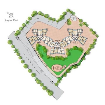 Master Plan in 2 BHK Apartment at Lucent Fressia Ranibello, Malad East – for Rent