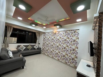 Living Room in 1 BHK Apartment at Fairmont La Paradiso, Santacruz East – for Sale