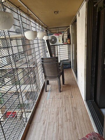 Balcony in 2 BHK Apartment at Sethia Green View, Goregaon West – for Rent