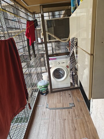Balcony in 2 BHK Apartment at Sethia Green View, Goregaon West – for Rent