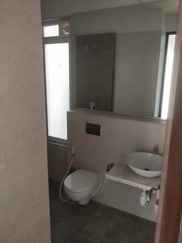 Bathroom in 3 BHK Apartment at Omkar Alta Monte, Malad East – for Rent
