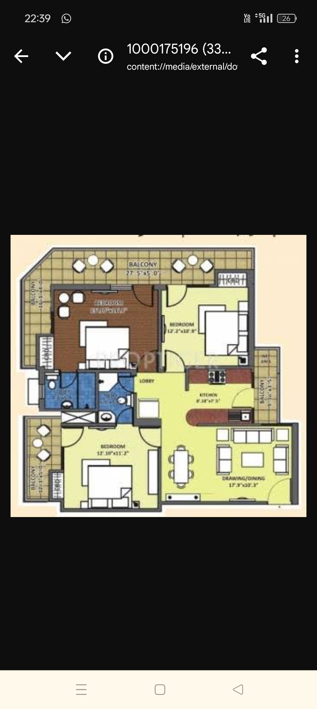 3 BHK Apartment For Sale in KW Srishti