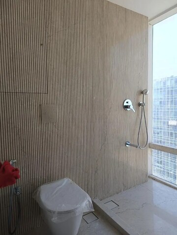 Bathroom in 3 BHK Apartment at Indiabulls Blu, Worli – for Rent