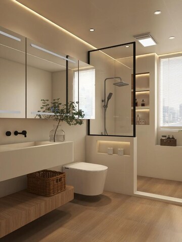 Bathroom in 5 BHK Apartment at Ganges Agrasain Liluah, Liluah – for Sale