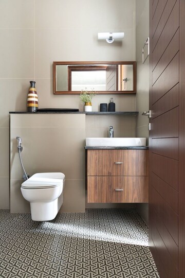 Bathroom in 4 BHK Apartment at Vedic Village, Rajarhat – for Sale