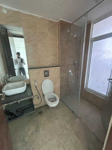 Bathroom in 3 BHK Apartment at Mahagun Mezzaria, Sector 78 – for Rent
