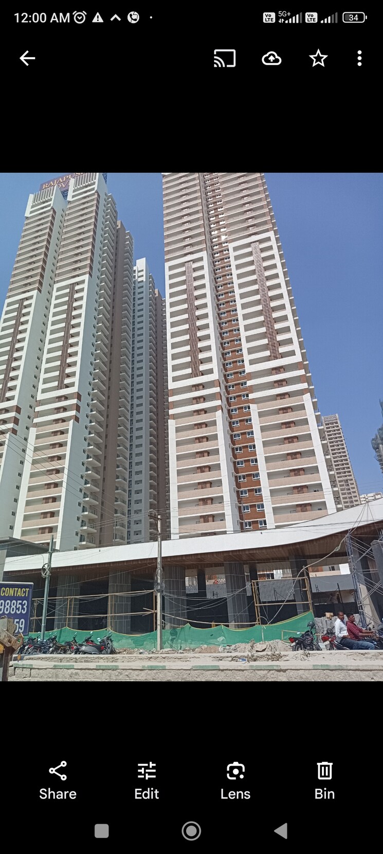 Exterior View, rajapushpa-provincia 3 Bedroom 1714 Sq.Ft. Apartment In Narsingi Hyderabad 8291534