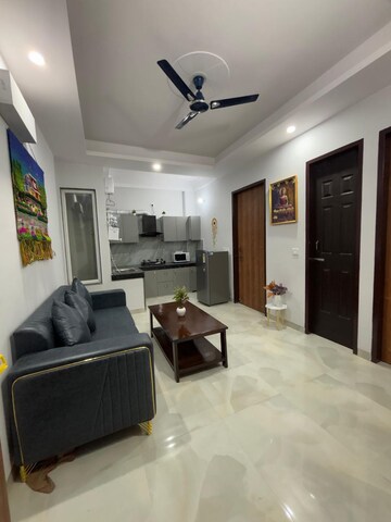 Living Room in 1 BHK Builder Floor at Sushant Lok 2, Sector 57 – for Rent