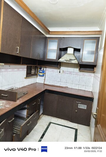 Kitchen in 2 BHK Builder Floor at Arjun Nagar – for Rent