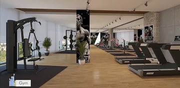 Gym in 3 BHK Apartment at Hallmark Skyrena, Narsingi – for Sale
