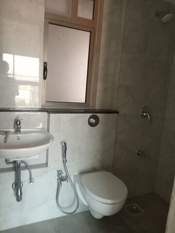 Bathroom in 1 BHK Apartment at Sheth Irene, Malad West – for Rent