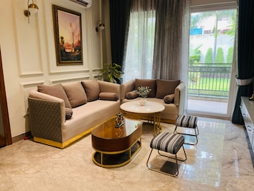 Living Room in 2 BHK Apartment at Dhakoli Village – for Sale