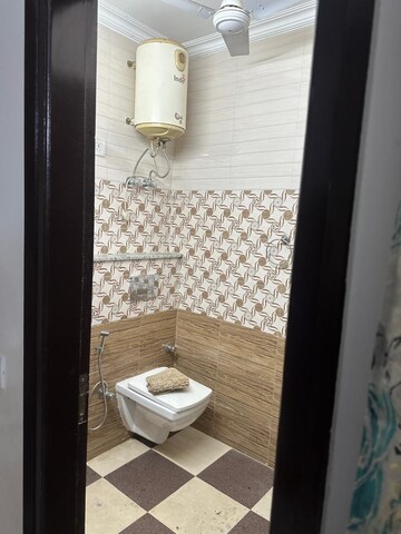 Bathroom in 3 BHK Apartment at Vasant Kunj – for Rent