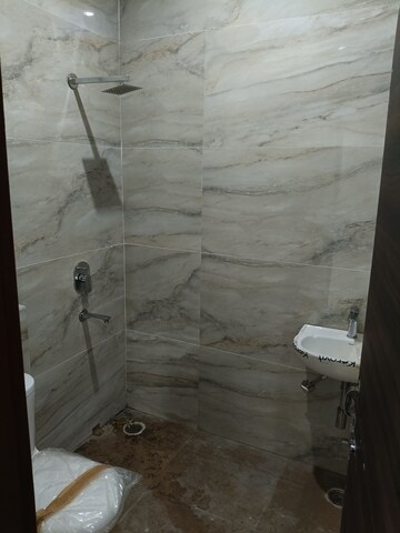 Bathroom in 3 BHK Builder Floor at Dhakoli Village – for Rent