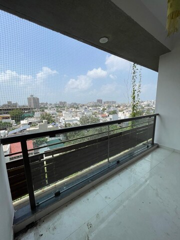 Balcony in 3 BHK Apartment at Naranpura – for Rent