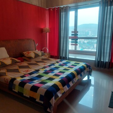 Master Bedroom in 3 BHK Apartment at DB Orchid Woods, Goregaon East – for Rent