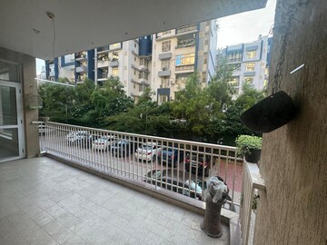 Balcony in 3 BHK Apartment at Sushma Crescent, Dhakoli Village – for Sale