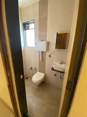 Attached Bathroom in 2 BHK Apartment at Omkar CHS Kamothe, Kamothe – for Rent
