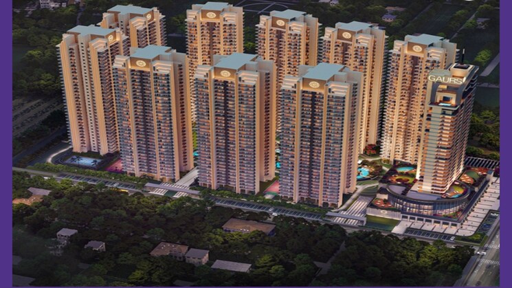 Exterior View, gaur-nyc-residences 4 Bedroom 2210 Sq.Ft. Apartment In Sector 3 Wave City Ghaziabad 8292335