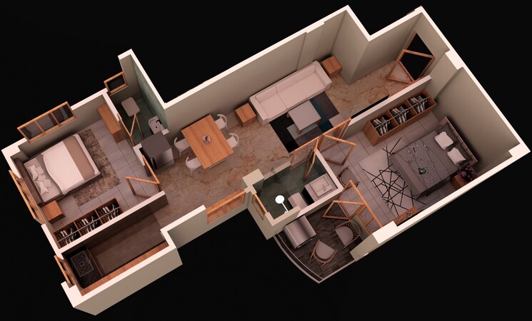 Master Bedroom, agarpara 3 Bedroom 1200 Sq.Ft. Builder Floor In Agarpara Kolkata 8292419