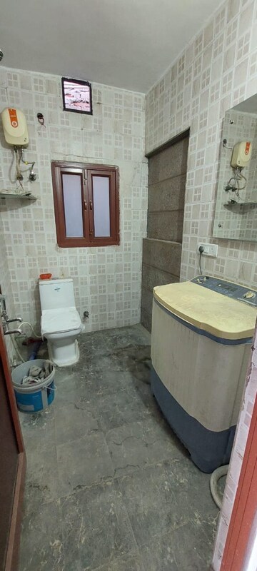 Bathroom in 1 BHK Builder Floor at Kalkaji – for Rent