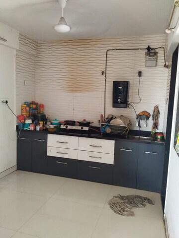 Kitchen in 3 BHK Apartment at Shubh Casa Feliz, Magarpatta City – for Rent