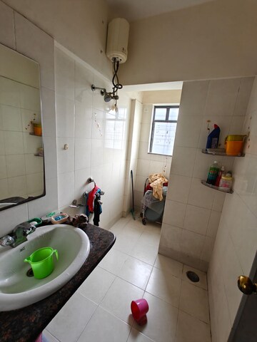 Bathroom in 3 BHK Apartment at Gera Emerald City, Kharadi – for Rent