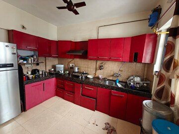 Kitchen in 3 BHK Apartment at Gera Emerald City, Kharadi – for Rent