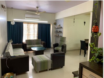 Living Room in 3 BHK Apartment at Prahlad Nagar – for Rent