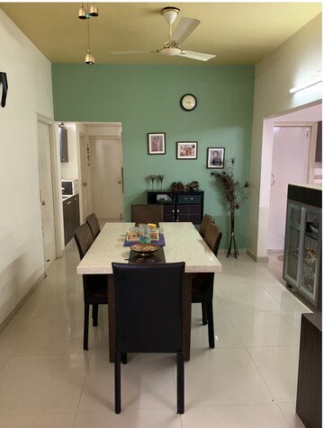 Living Room in 3 BHK Apartment at Prahlad Nagar – for Rent