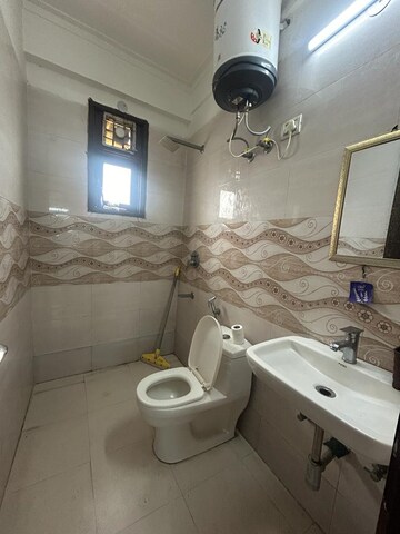 Bathroom in 1 BHK Builder Floor at Paryavaran Complex – for Rent