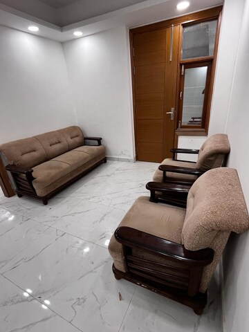 Living Room in 2 BHK Builder Floor at Freedom Fighters Enclave – for Rent